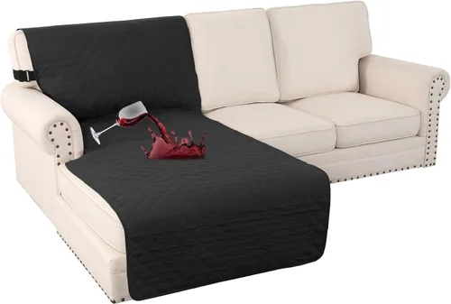 Vista 81 de Turquoize Funda 100 % impermeable para sillón de ala, protector de sofá, triple antideslizante, protector de muebles para mascotas, niños, perros