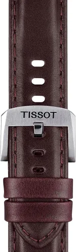 Vista 2 de Tissot T852046836 0.787 in Lug Correa de cuero marrón, Marrón, Tradicional
