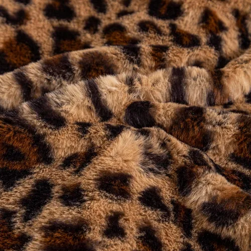 Vista 3 de Fundas de Almohada con Estampado de Leopardo de 18 x 18 Pulgadas Juego de 2 - Fundas de Cojín de Sofá de Piel Sintética Decoración Rústica - Fundas