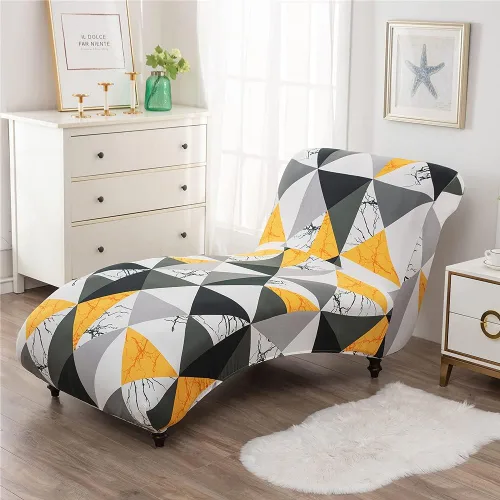 Vista 9 de Funda elástica para tumbona, funda elástica para silla de lujo, para sala de estar, muebles de interior, fundas para tumbona ultra suaves y lavables