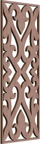 Vista 161 de Keene Paneles de pared decorativos de madera con calado, 9 3/8 pulgadas de ancho x 24 3/8 pulgadas de alto x 1/4 de alto, abedul Birch