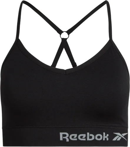 Vista 5 de Reebok Sujetador para mujer, sin costuras, de rendimiento (2 unidades)