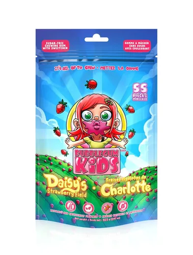 Vista 31 de Bubblegum Kids Hannah's Frozen Banana - Goma de mascar sin azúcar Relleno de calcetines, dulces navideños, recuerdos de fiesta, goma de mascar sin