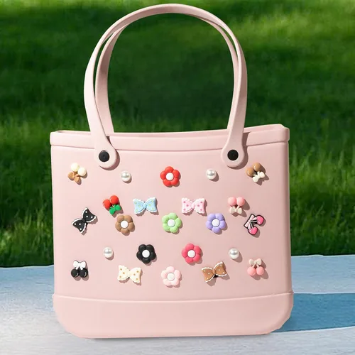 Vista 47 de Mon Caramel Resina Bolsa de Playa Accesorios Encantos,Resina Playa Totes Accesorios Insertos,Daisy Flower Bag Charms