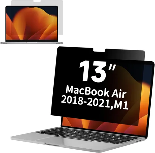 Vista 8 de Pantalla de privacidad para MacBook Pro de 13 pulgadas (2016, 2017, 2018, 2019, 2020, 2021, 2022, M1, M2)), reduce la fatiga ocular antirreflejos
