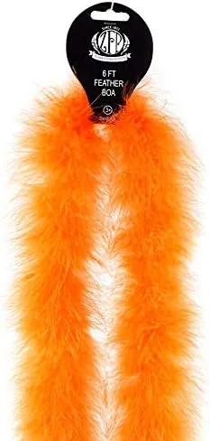 Vista 4 de ZUCKER Marabou Plumas Boas - Accesorios de disfraz mullido para Halloween carnaval manualidades baile paquete de 3
