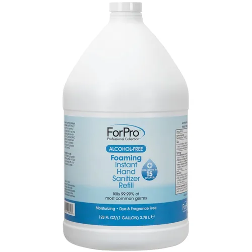 Vista 9 de ForPro - Desinfectante instantáneo de manos espumoso sin alcohol, hidratante y sin colorantes, aroma a menta y pepino, 1.7 onzas líquidas