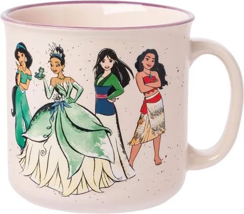 Vista 42 de Silver Buffalo Disney Alicia en el país de las maravillas Taza de té apiladas de cerámica esculpida en 3D, 20 onzas (591.4 ml)