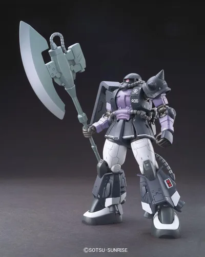 Vista 4 de Bandai Hobby HG The Origin #05 Zaku II Ortega Custom Gundam The Origin, multicolor, 8", Modelo: 196697