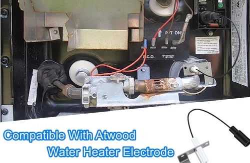 Vista 5 de 93868 Electrodo de encendido para calentador de agua con sonda de chispa, piezas de repuesto para calentador de agua RV, sonda de chispa de sensor