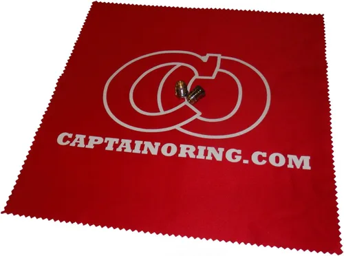 Vista 3 de Captain O-Ring HPA/CO2 1.8k / 3k / 5k / 7.5k disco de ráfaga – paquete de 2 (tanque de aire comprimido paintball) [paño de microfibra CO adicional]