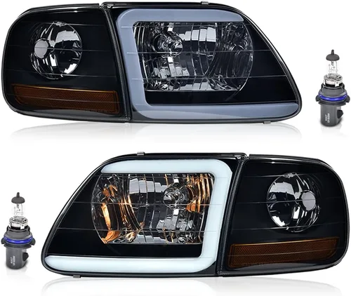 Vista 16 de PIT66 Conjunto de faros LED para F150 2004-2008, Lincoln Mark LT 06-08