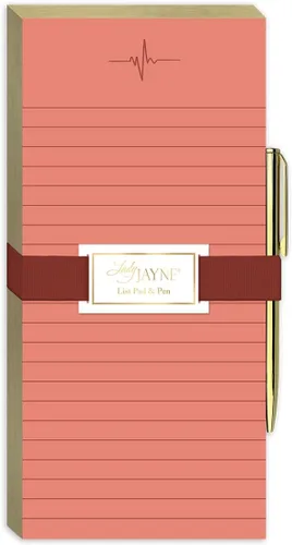 Vista 8 de Lady Jayne - Bloc de notas troquelado con bolígrafo de icono de enfermera, 10 cm x 20 cm, corazón