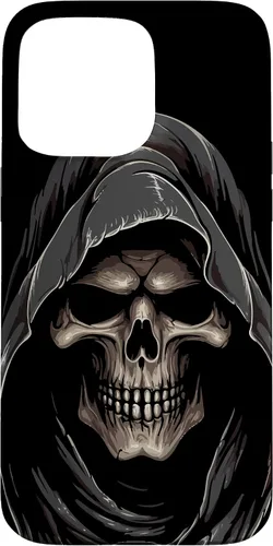 Vista 31 de Carcasa con capucha de fantasma de calavera para iPhone 17