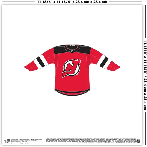 Vista 4 de Trends International Gallery Pops NHL New Jersey Devils - Paquete de arte de pared de jersey (paquete de 3)