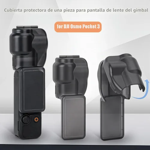 Vista 2 de Gimbal Cover Case Camera Lens Protector Cap for DJI Osmo Pocket 3 Handheld Camera Lens Screen Protector Guard Protection for Osmo Pocket 3