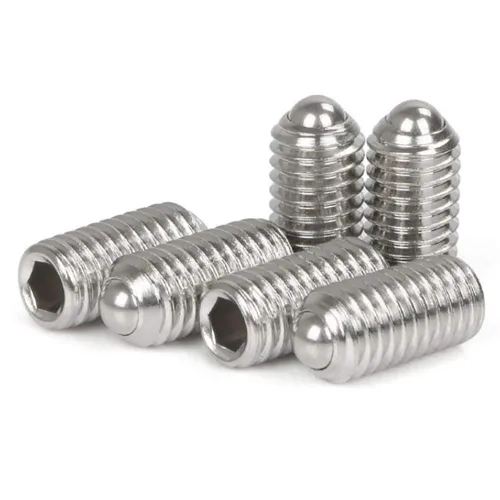 Vista 3 de Tornillos de agarre de punta de bola de resorte hexagonal de acero inoxidable M3 x 0.236 in 20pcs