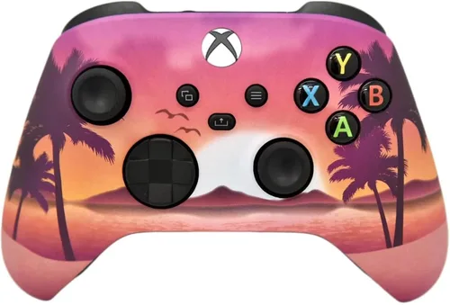 Vista 26 de Controlador inalámbrico personalizado compatible con PC, Windows 10+, Series X/S y One (Series X/S camuflaje verde)