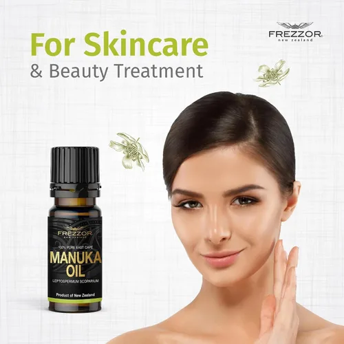 Vista 3 de FREZZOR East Cape Manuka Aceite 100% puro natural, destilación de vapor de alto grado. Aceite esencial para cuidado personal, acné y aromaterapia