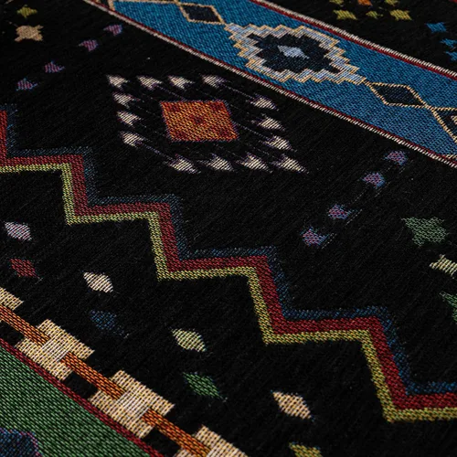 Vista 5 de STACYPIK Fundas de sofá bohemias suaves para mascotas, funda de sofá de A01 # Boho Negro