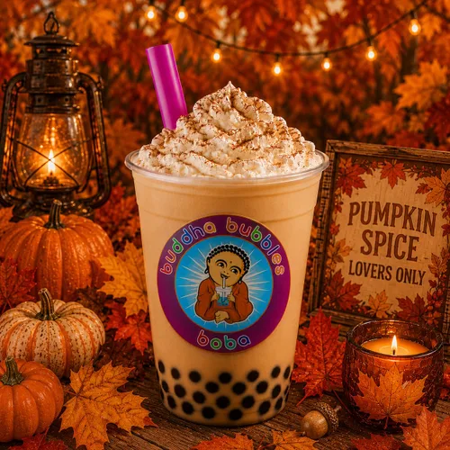 Vista 3 de Buddha Bubbles Boba - Mezcla de bebida en polvo prémium de té Boba/Bubble Tea de Buddha Bubbles Boba 1 kilo (2.2 libras) (35.27 oz)
