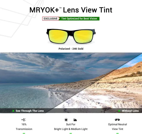 Vista 4 de Mryok Lentes de Repuesto para Oakley Fives Squared - Opciones