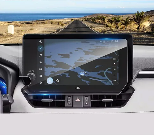 Vista 8 de Paquete de 2 protectores de pantalla RAV4 2026 para Toyota RAV4 (10.5 pulgadas Navi+12.3 pulgadas Dash) (LE/SE/XLE Premium/Woodland), vidrio