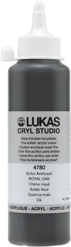 Vista 63 de Lukas CRYL Studio Artist - Pintura acrílica para artistas, Alizarín Carmesí, botella de 250 ml - Pinturas acrílicas de alto pigmento para pintar