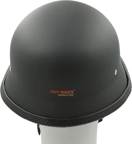 Vista 6 de Clásico Disfraz Carnaval Patín Scooter Skull Cap Novedad Alemán OSFM Flat Negro