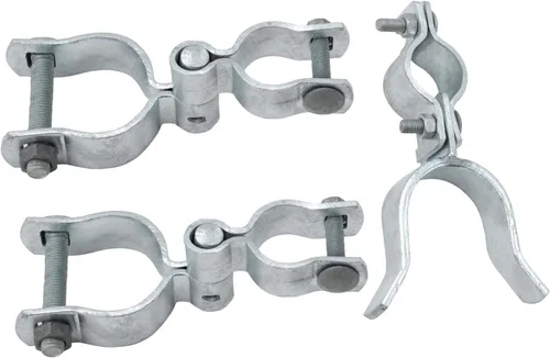 Vista 10 de VIVIDA Kit de bisagra de puerta de enlace de cadena de 1-3/8", incluye bisagra de puerta macho y hembra, pestillo de horquilla de valla de 1-3/8