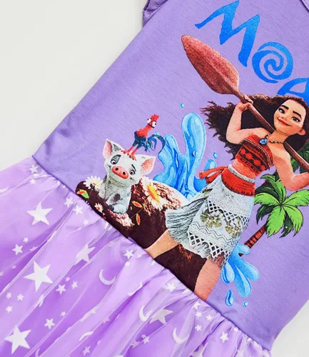 Vista 5 de AOVCLKID Disfraz de princesa para niñas pequeñas disfraz de cosplay de Halloween vestido elegante de paty