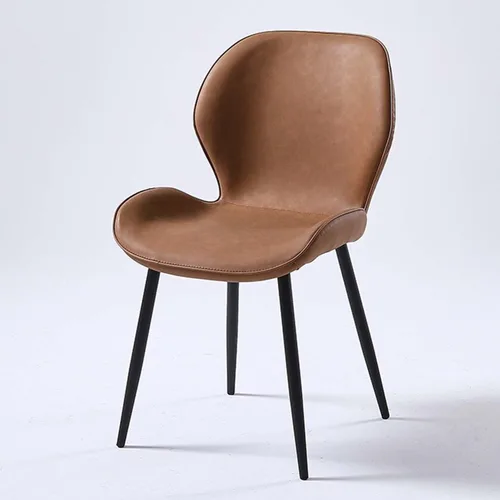 Vista 12 de Modern Luxury PU Leather Dining Chair,Armless Accent Office Chairs, Comfortable backrest Sturdy Dressing Stool,with Metal Frame,for Kitchen Living