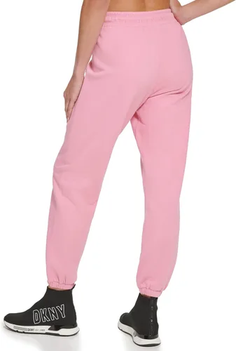Vista 2 de DKNY Women's Jeans Casual Mid Rise Drawstring Logo Joggers Sweatpants
