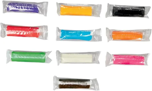 Vista 2 de Play-Doh Essential Colors - Paquete de 10 varillas de recambio, ideales para aulas y recuerdos de fiesta, juguetes de artes y manualidades