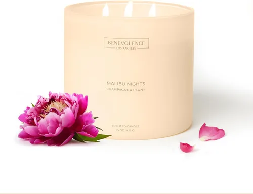 Vista 19 de Vela perfumada de bergamota y jazmín 11 onzas, 60 horas de combustión Cera de soja natural, mecha de algodón Velas perfumadas de soja