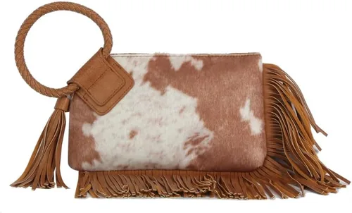 Vista 25 de Monedero de mano para mujer, cartera de noche con correa de mano, informal, formal, de cuero vegano, Metro Muse