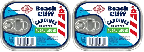 Vista 11 de Beach Cliff Sardinas Silvestres en Salsa Picante de Louisiana, lata de 3.75 oz - 14g de proteína por porción - Sin gluten, apto para dieta keto