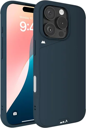 Vista 53 de Mous - Funda para iPhone 15 compatible con MagSafe Limitless 5.0, cuero negro, funda protectora para iPhone 15, funda para teléfono a prueba