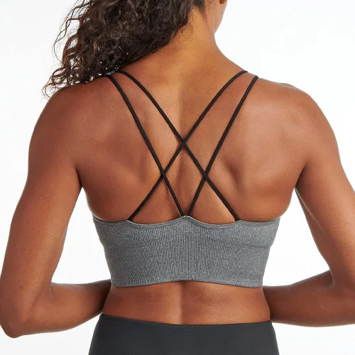 Vista 3 de PUMA - Brasier deportivo sin costuras para mujer