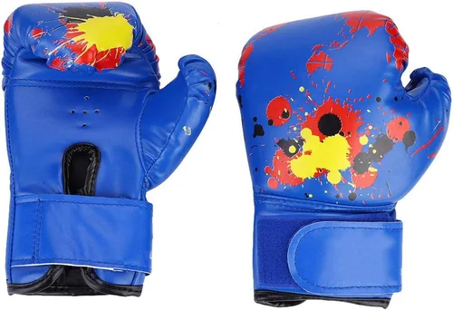 Vista 5 de Guantes de boxeo para niños de 0 a 6 meses y 1 2 años, color azul