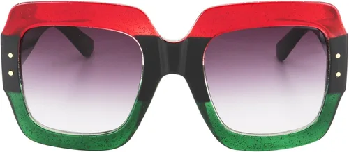 Vista 3 de MEETSUN Gafas de sol cuadradas de gran tamaño para mujer, inspiradas en varios colores, modernas sombras