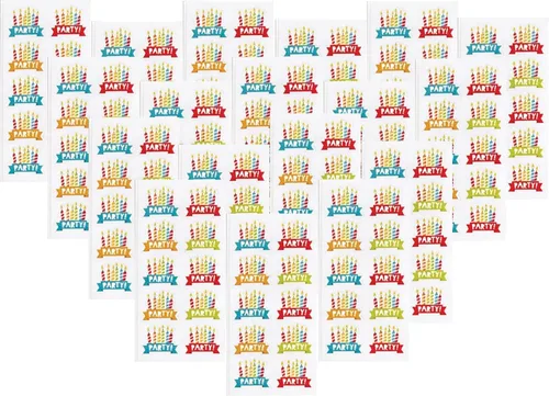 Vista 16 de Paper House Productions Paquete de 3 hojas de calcomanías de cumpleaños de 2 x 4 pulgadas para manualidades, álbumes de recortes y coleccionismo
