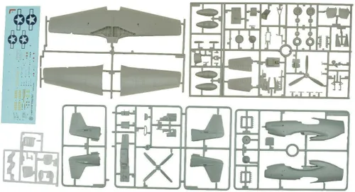 Vista 4 de Premium Hobbies P-51B Ding Hao 1:48 Modelo de Plástico Avión Kit 136V