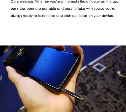 Vista 5 de Galaxy Note 9 S Pen Reemplazo para Samsung Galaxy Note 9 Pen , Galaxy Note 9 Stylus Pen Reemplazo para Samsung Galaxy Note 9, sin Bluetooth (negro)