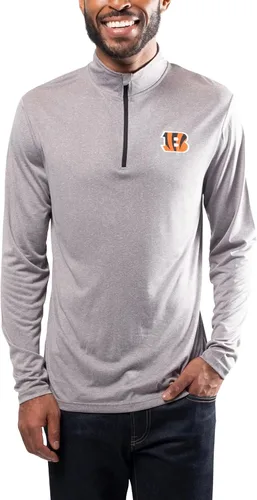 Vista 35 de Ultra Game Men's NFL Official Super Soft Quarter Zip Long Sleeve T-Shirt