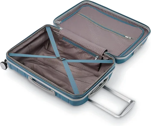 Vista 111 de Samsonite Freeform – Maleta rígida, expandible con ruedas dobles giratorias, Blanco
