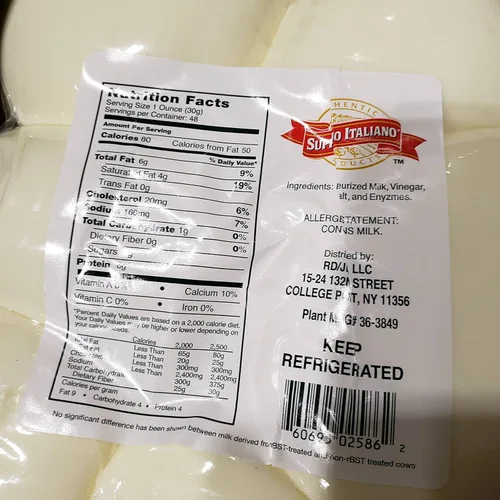 Vista 2 de Supremo Italiano Queso Mozzarella Fresco 6/1lb Bolas Net 6lbs