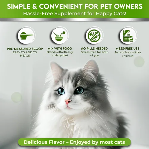 Vista 7 de Trulysine L-lisina para gatos Polvo oral de apoyo inmunológico de 4 oz/100 g – Gatos y gatitos de todas las edades, estornudos, secreción nasal
