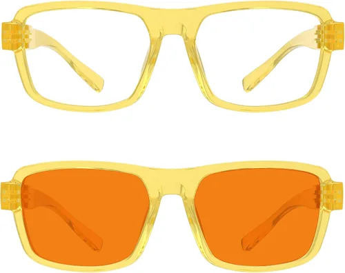 Vista 360 de Eyekepper Gafas de luz azul para hombre y mujer, paquete de 6 lentes Pilot Paquete de 6 color mezclado