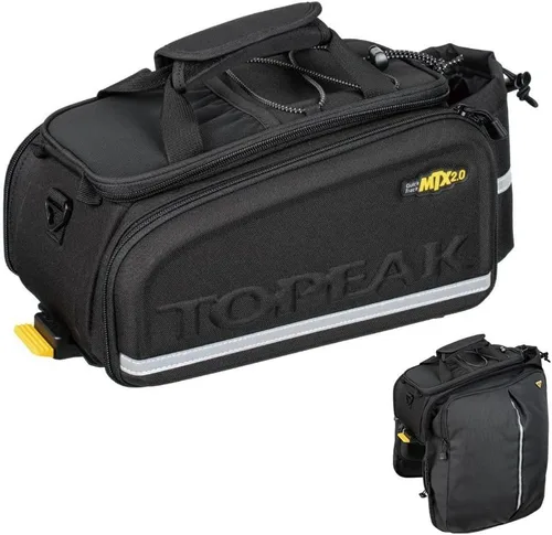 Vista 5 de Topeak MTX TrunkBag - Rear Bicycle Bag - Spacious Storage and Easy Mounting
